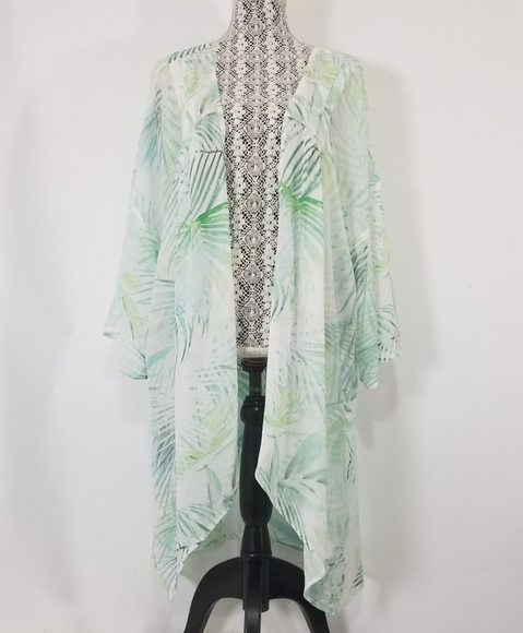 Chiffon kimono beach cover - Picture 1 of 6